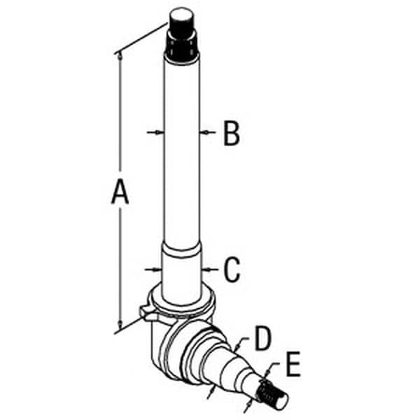 Aftermarket New Fits Ford / Fits New Holland Tractor RH Spindle TW10 TW15 TW20 TW2 D5NN3105C - main